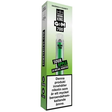 Aroma King Gem Sour Apple 20mg-e-cigg-Tobax