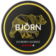Björn Ice Berry Liqorice-Nikotinposer-Tobax