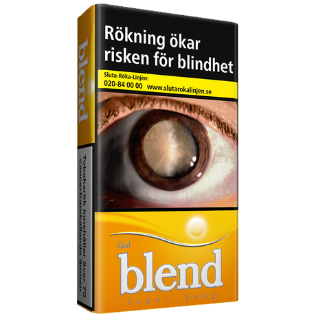 Blend Gul Super Long-Cigaretter-Tobax