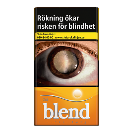 Blend Gul Super Long-Cigaretter-Tobax