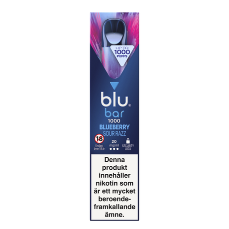 Blu Bar Blueberry Sour Razz 20mg-e-cigg-Tobax