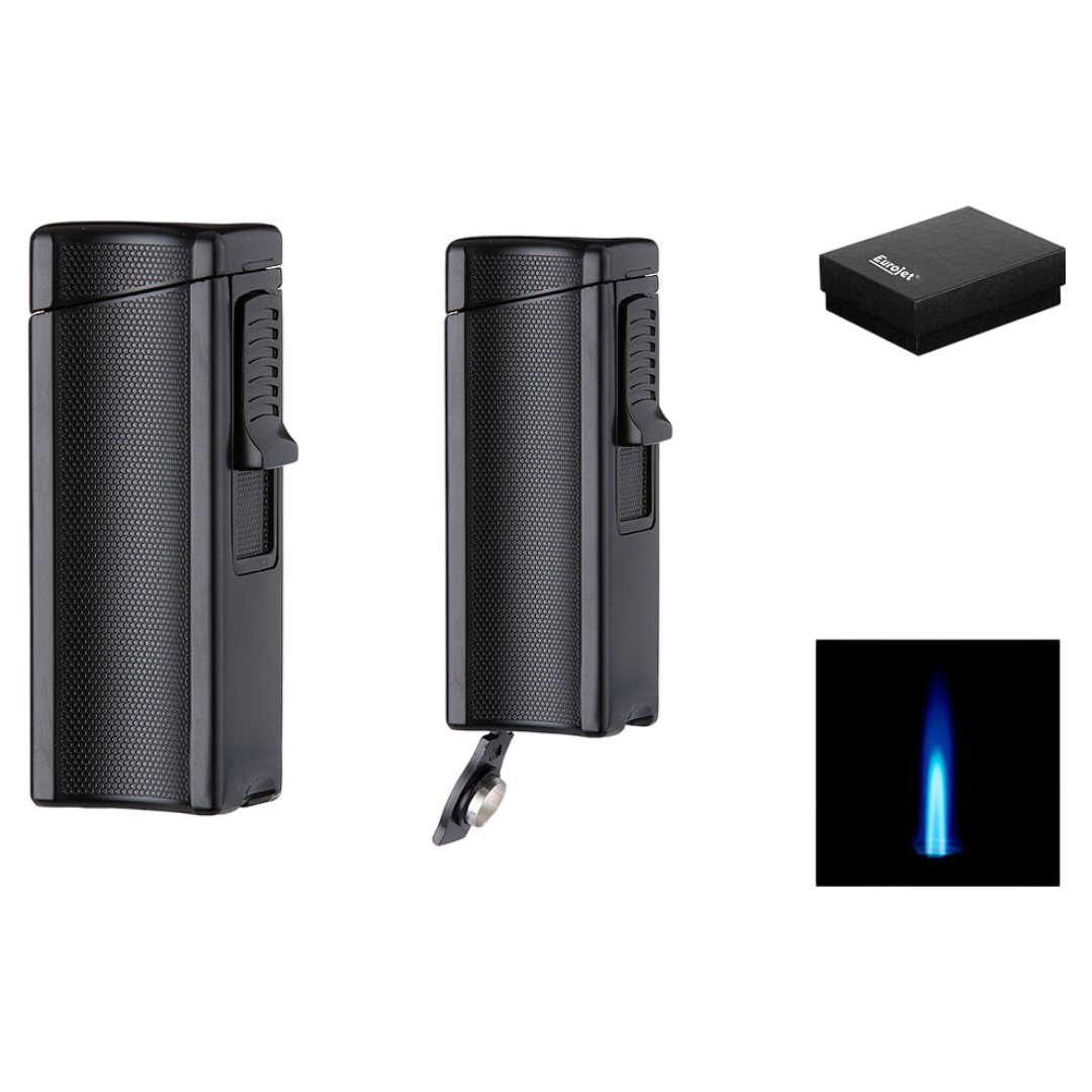 Cigarr Tändare Svart Med Cigarrborr