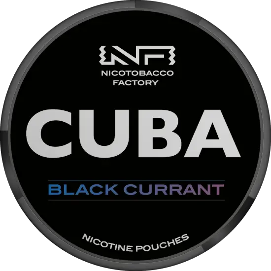 Cuba Black Black Currant-Nikotinposer-Tobax