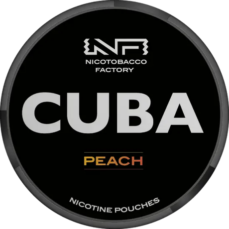 Cuba Black Peach-Nikotinposer-Tobax