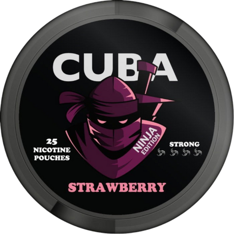 Cuba Ninja Strawberry-Nikotinposer-Tobax