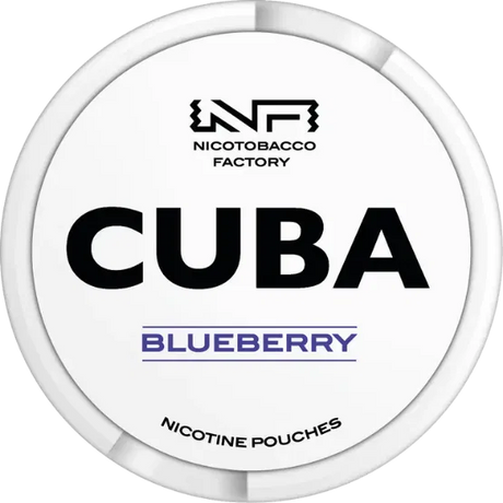 Cuba White Blueberry-Nikotinposer-Tobax