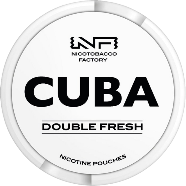Cuba White Double Fresh-Nikotinposer-Tobax