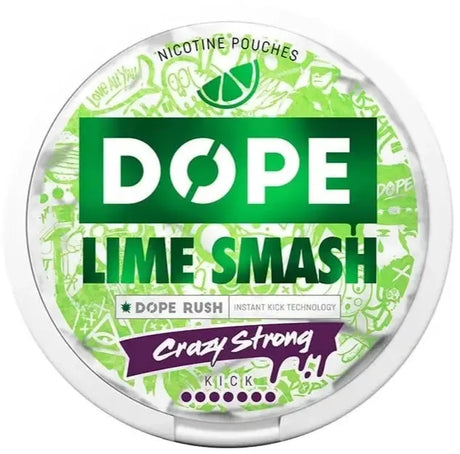 DOPE Lime Smash Crazy Strong-Nikotinposer-Tobax