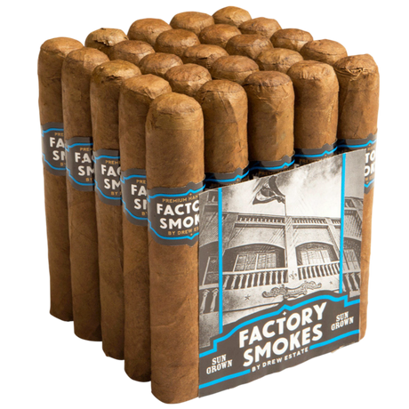 Drew Estate Factory Smokes Sun Grown Robusto-Cigarr-Tobax