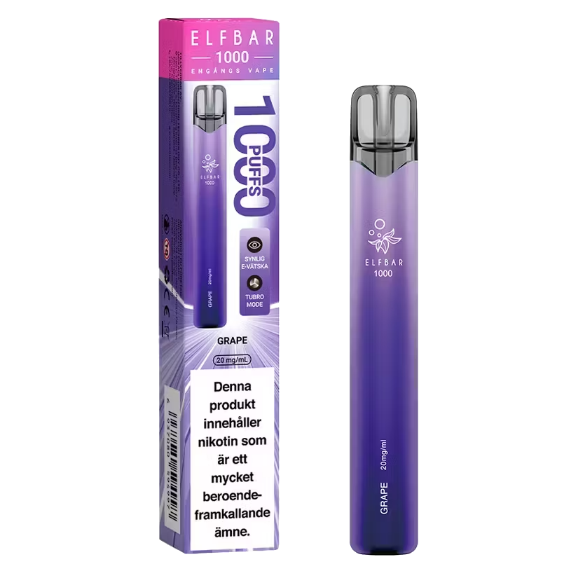 Elfbar Grape 20mg – Tobax