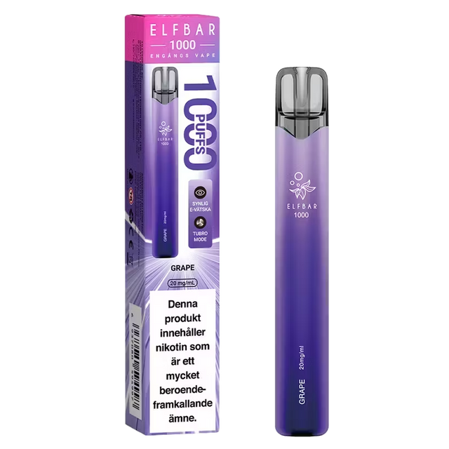 Elfbar Grape 20mg – Tobax