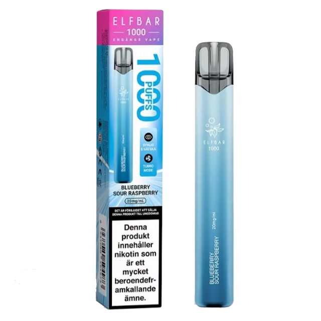 Elfbar Bluberry Sour Raspberry-E-cigg-Tobax