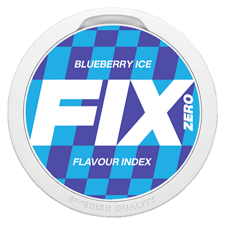 FIX Zero Blueberry Ice-Nikotinfritt Snus-Tobax
