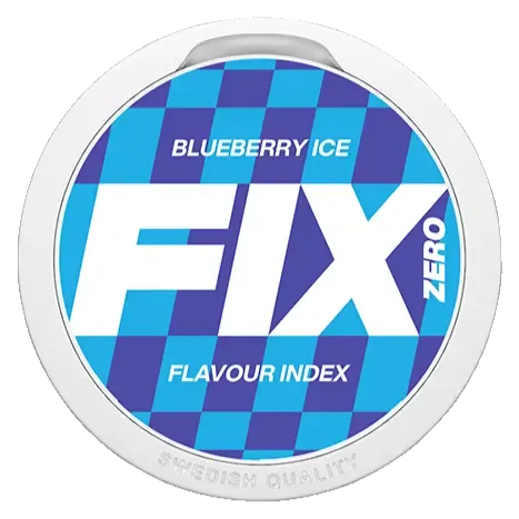 FIX Zero Blueberry Ice-Nikotinfritt Snus-Tobax