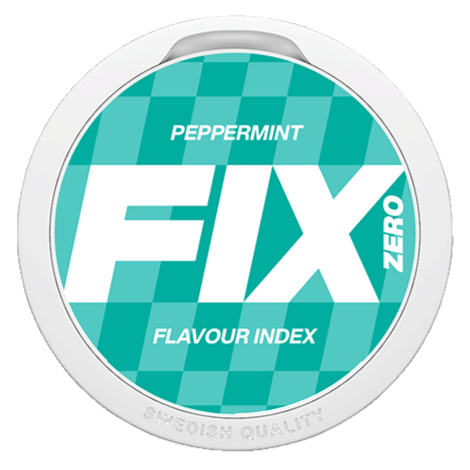 FIX Zero Peppermint-Nikotinfritt Snus-Tobax