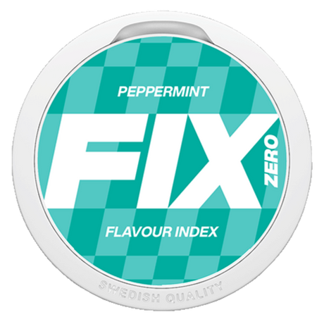 FIX Zero Peppermint-Nikotinfritt Snus-Tobax