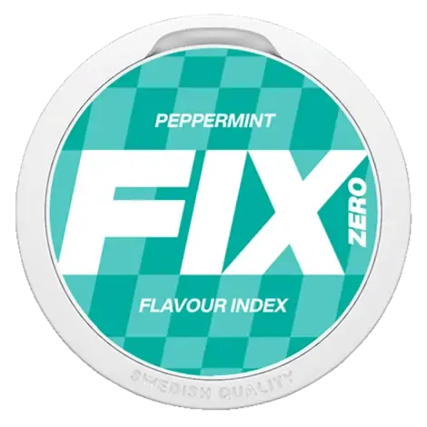 FIX Zero Peppermint-Nikotinfritt Snus-Tobax