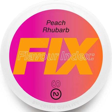 Fix Peach Rhubarb-Nikotinposer-Tobax