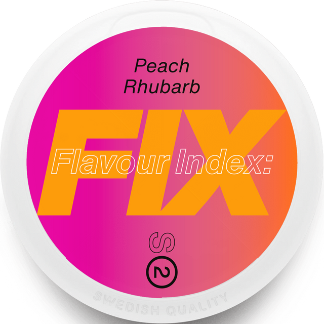 Fix Peach Rhubarb-Nikotinposer-Tobax