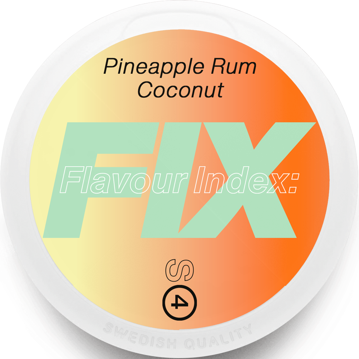 Fix Pineapple Rum Coconut-Nikotinposer-Tobax