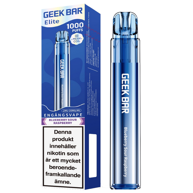 GEEK BAR Elite Blueberry Sour Raspberry 20mg-E-cigg-Tobax