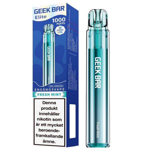 GEEK BAR Elite Fresh Mint 20mg-E-cigg-Tobax