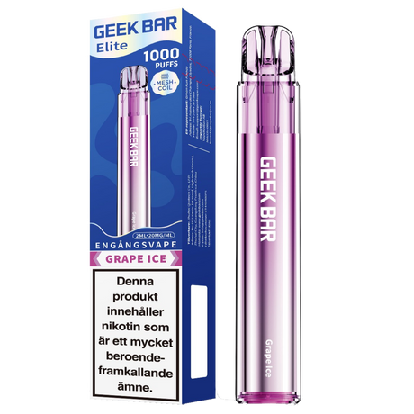 GEEK BAR Elite Grape Ice 20mg – Tobax