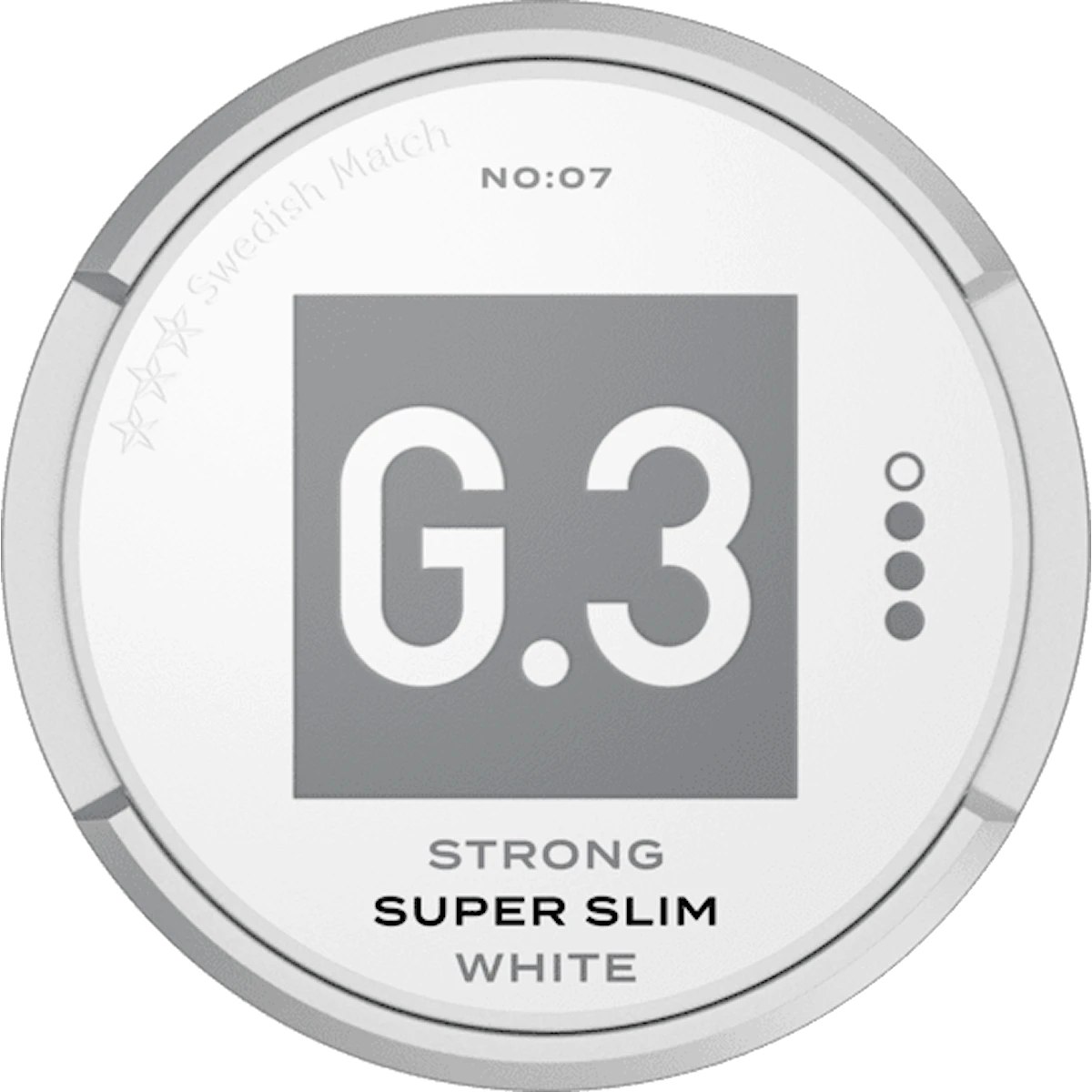 G 3 G.3 Super Slim White Strong Extra Strong - snus