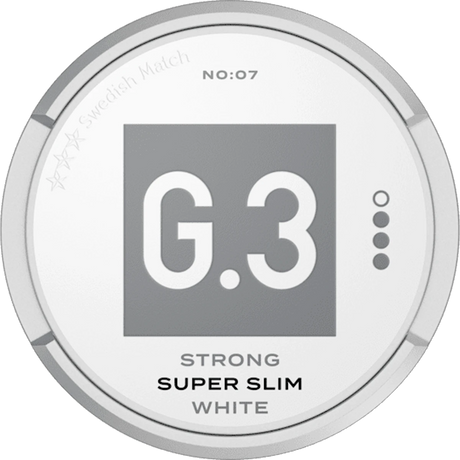 G.3 Super Slim White Strong-Tobax