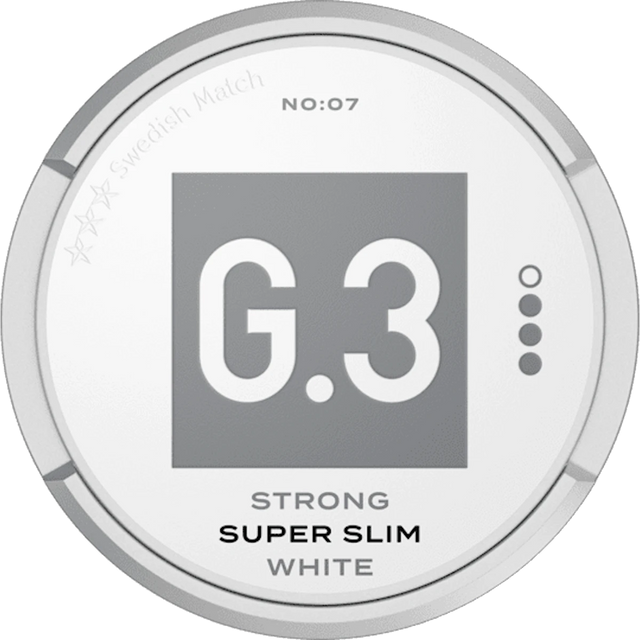 G.3 Super Slim White Strong-Tobax