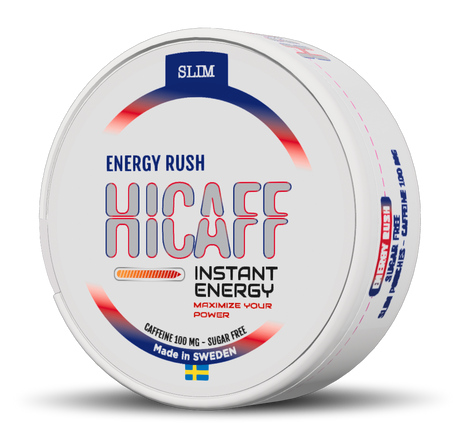 Hicaff Energy Rush-Nikotinfritt Snus-Tobax