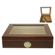 Humidor Brun Glastopp-Cigarr-Tobax