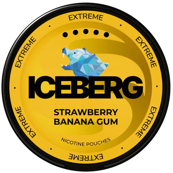 Iceberg Strawberry Banana Gum 
