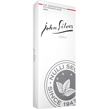 John Silver Grey Hylsor 100-Pack-Tobax