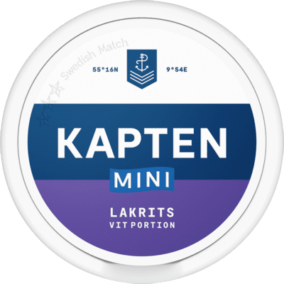 Kapten Kapten Lakrits Mini Light - portionssnus