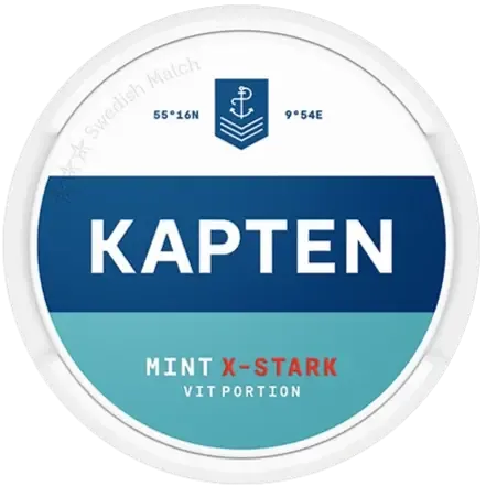 Kapten Vit Mint Extra Stark-Tobax