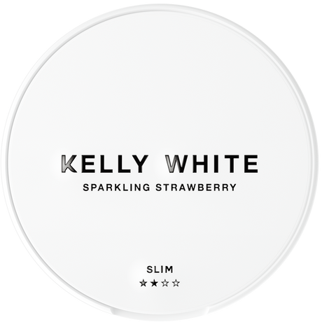 Kelly White Sparkling Strawberry-Nikotinposer-Tobax