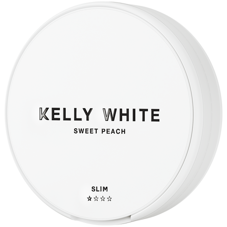 Kelly White Sweet Peach-Nikotinposer-Tobax
