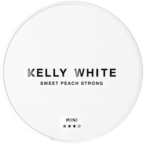 Kelly White Sweet Peach Mini-Nikotinposer-Tobax