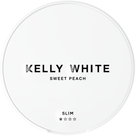 Kelly White Sweet Peach-Nikotinposer-Tobax