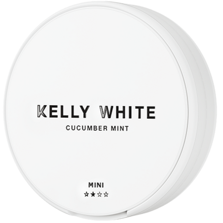 Kelly white Cucumber Mint Mini-Nikotinposer-Tobax