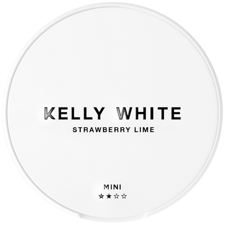 Kelly white Strawberry Lime Mini-Nikotinposer-Tobax