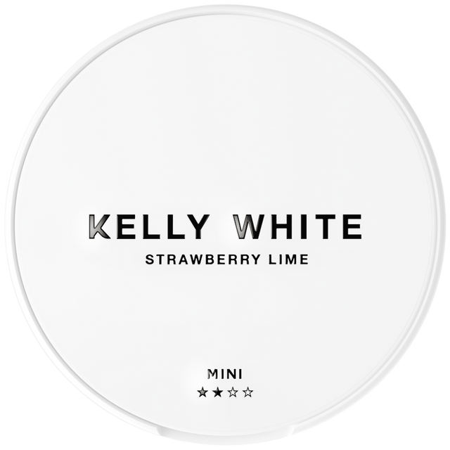 Kelly white Strawberry Lime Mini-Nikotinposer-Tobax