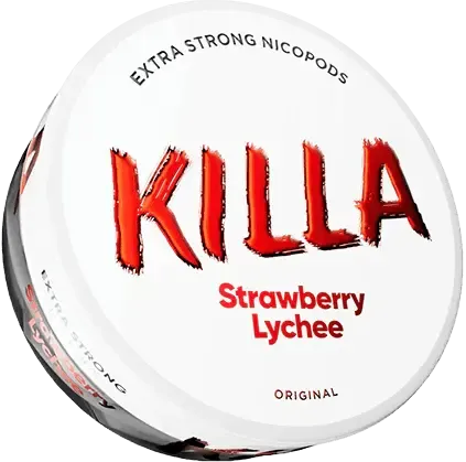 Killa Strawberry Lychee-Nikotinposer-Tobax