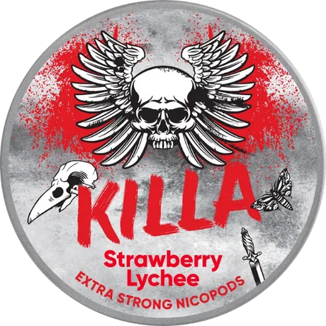 Killa Strawberry Lychee-Nikotinposer-Tobax