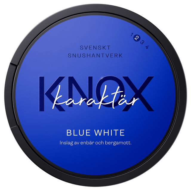 Knox Karaktär Blue White-Tobax
