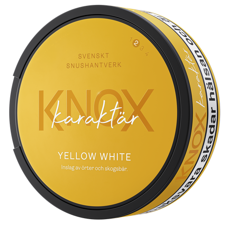 Knox Karaktär Yellow White-Tobax