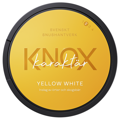 Knox Karaktär Yellow White-Tobax