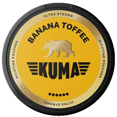 Kuma Banana Toffee-Nikotinposer-Tobax