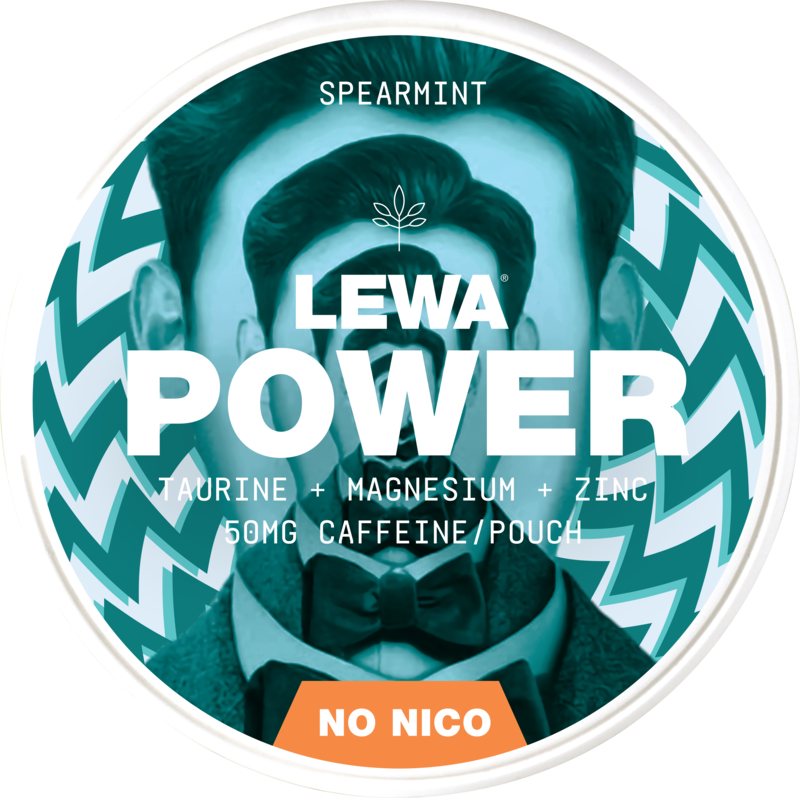 Lewa Power Spearmint-Nikotinfritt Snus-Tobax